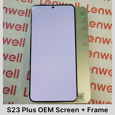 DISCOUNT OEM For Samsung Galaxy S23 Plus LCD Display Touch Screen w/ Midframe