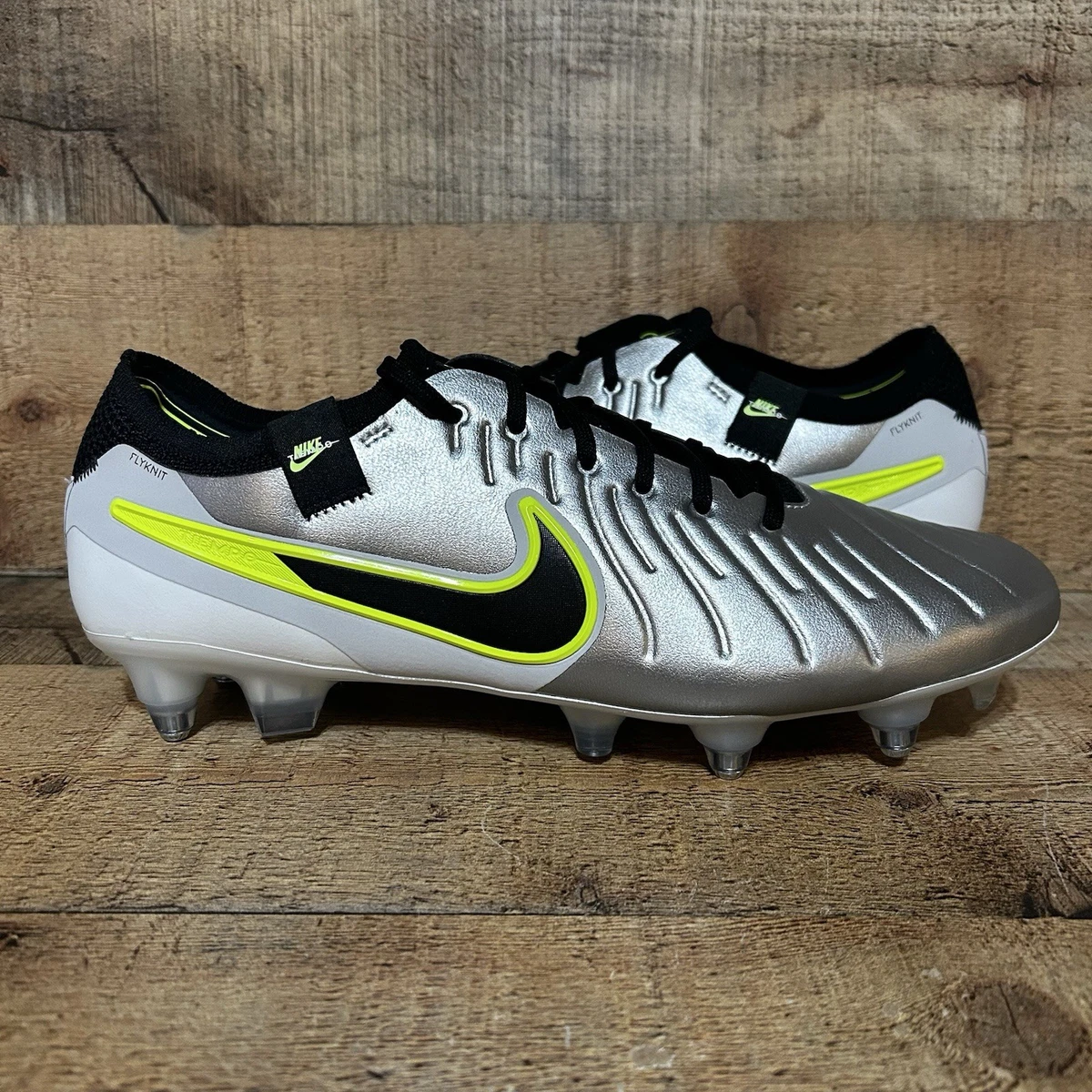 Nike Tiempo Legend 7 Elite SG Pro Black Metallic Silver - огромный