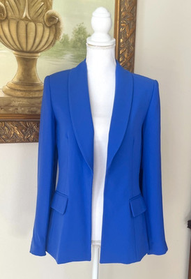 Frankie Morello Milan Blue Long Sleeve Casual Jacket Blazer Sz Small/ IT 40