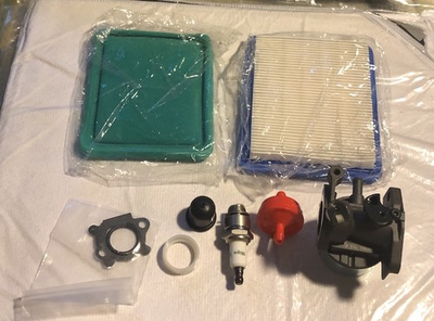 #ad #ad Carburetor Kit for Briggs and Stratton quantum 6.0 engine Air Filter Spark Plug $10.00