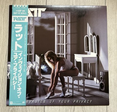 Ratt Invasion Of Your Privacy 1985 1st JAP Press OBI