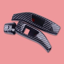 Carbon Fiber Windscreen Wiper Switch Lever Trim Fit For Mercedes Benz GLC Class