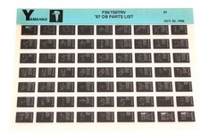 OEM Yamaha YN008-64 1997 F50/T50TRV Outboard Parts List Microfiche