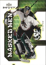 2001-02 Upper Deck MVP Masked Men #MM10 Sean Burke Card