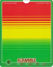 Vectrex Reproduction OVERLAY, OEM Quality - BRAND NEW - Scramble