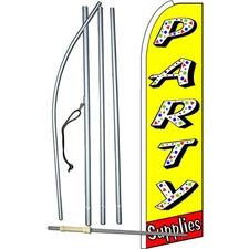 Party Supplies Swooper Flag Kit