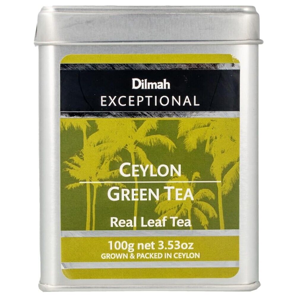 Dilmah Exceptional Ceylon Green Tea Loose Leaf Caddy 100g
