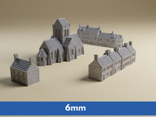 6mm Sainte-Mère-Église bundle  | 1:285 scale WWII tabletop wargaming terrain