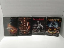 (4) Horror DVDs, new & Sealed,please See Photos For Titles.