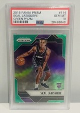 POP 5 PSA 10 Skal Labissiere 2016 Panini Prizm Green #114 Rookie RC