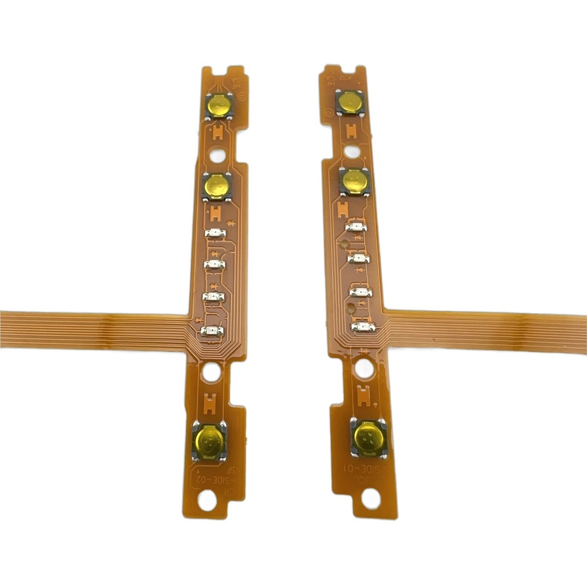 2 Pairs - Joy Con SL + SR Button Key LED Flex Cable For Nintendo
