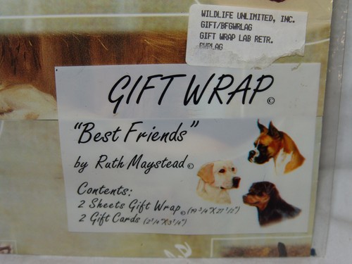 Ruth Maystead nuova carta regalo mai aperta migliori amici cani laboratorio - Foto 3 di 6