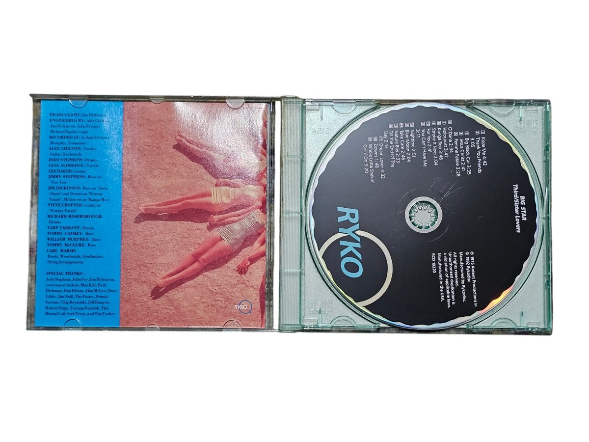 新品 入手困難 johnny loves brautigan 限定 CD-R ② Big Star - Third / Sister Lovers CD 1992 Rykodisc RCD 10220