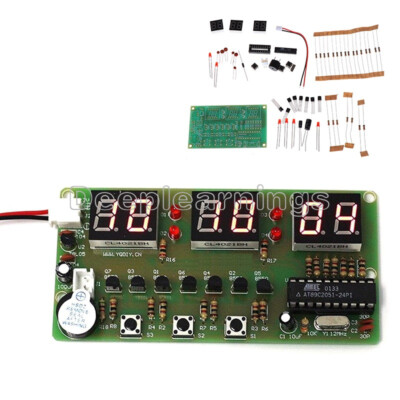 DIY Kits 6-Bits Digital Electronic Clock Electronic Production Suite NEW
