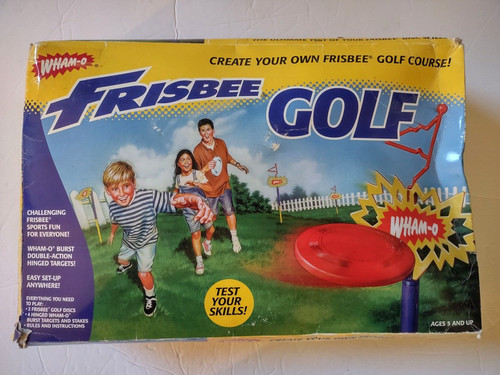 Wham-O Frisbee Golf Set 1998 Vintage Game full Size  Complete Used Once