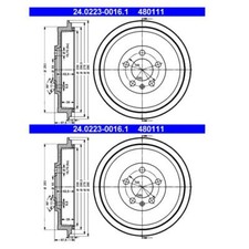 Tambour de frein Skoda OCTAVIA