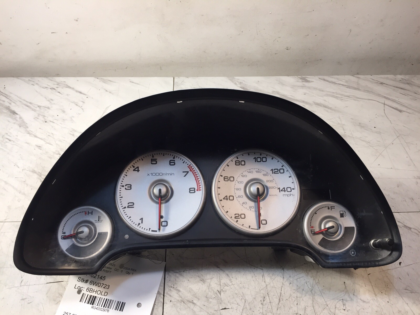acura rsx cluster wallpaper on 02 04 Acura Rsx Base Mt Instrument Cluster Speedometer Gauges 166k For Sale Online Ebay
