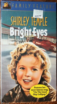 BRIGHT EYES (vhs) Shirley Temple, James Dunn, Jane Darwell. NEW. Rare. Colorized