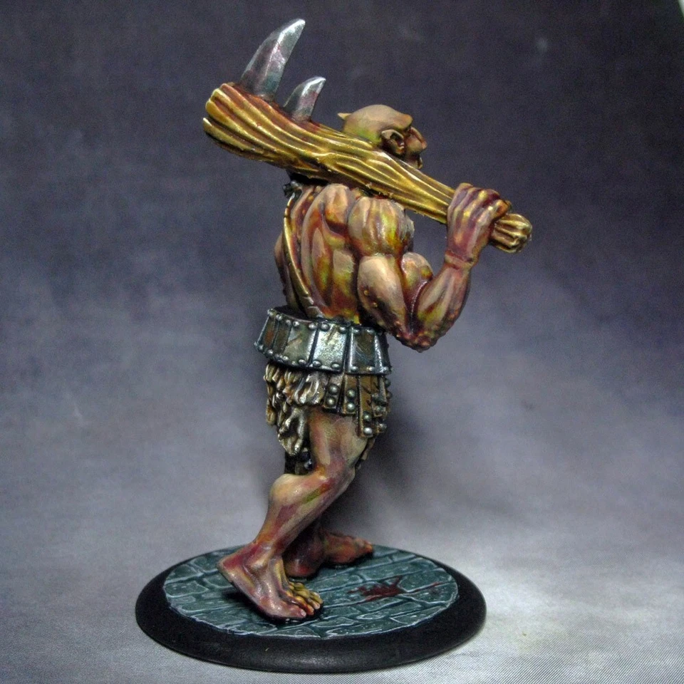Pintado Ogro DarkSword - Troll Reaper Miniatura Mazmorras D&D Pathfinder RPG Foto 4 de 4