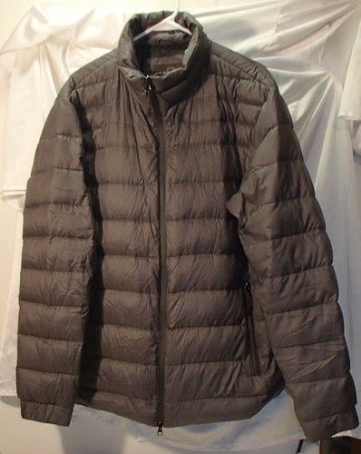 Black Brown 1826 Mens Winter Puffer 