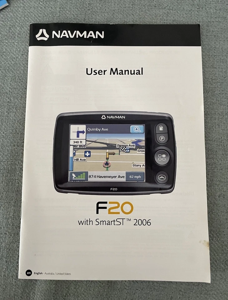 2x NAVMAN F20 + MOVE85LM incl Cables + Manual + Mount UNTESTED Navigation Car - Image 3 of 4