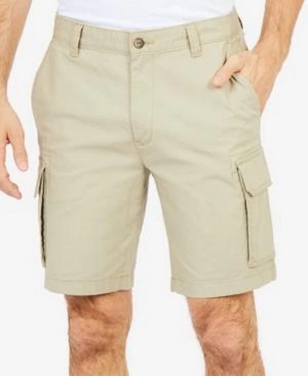 Nautica stretch ripstop cotton cargo shorts sales