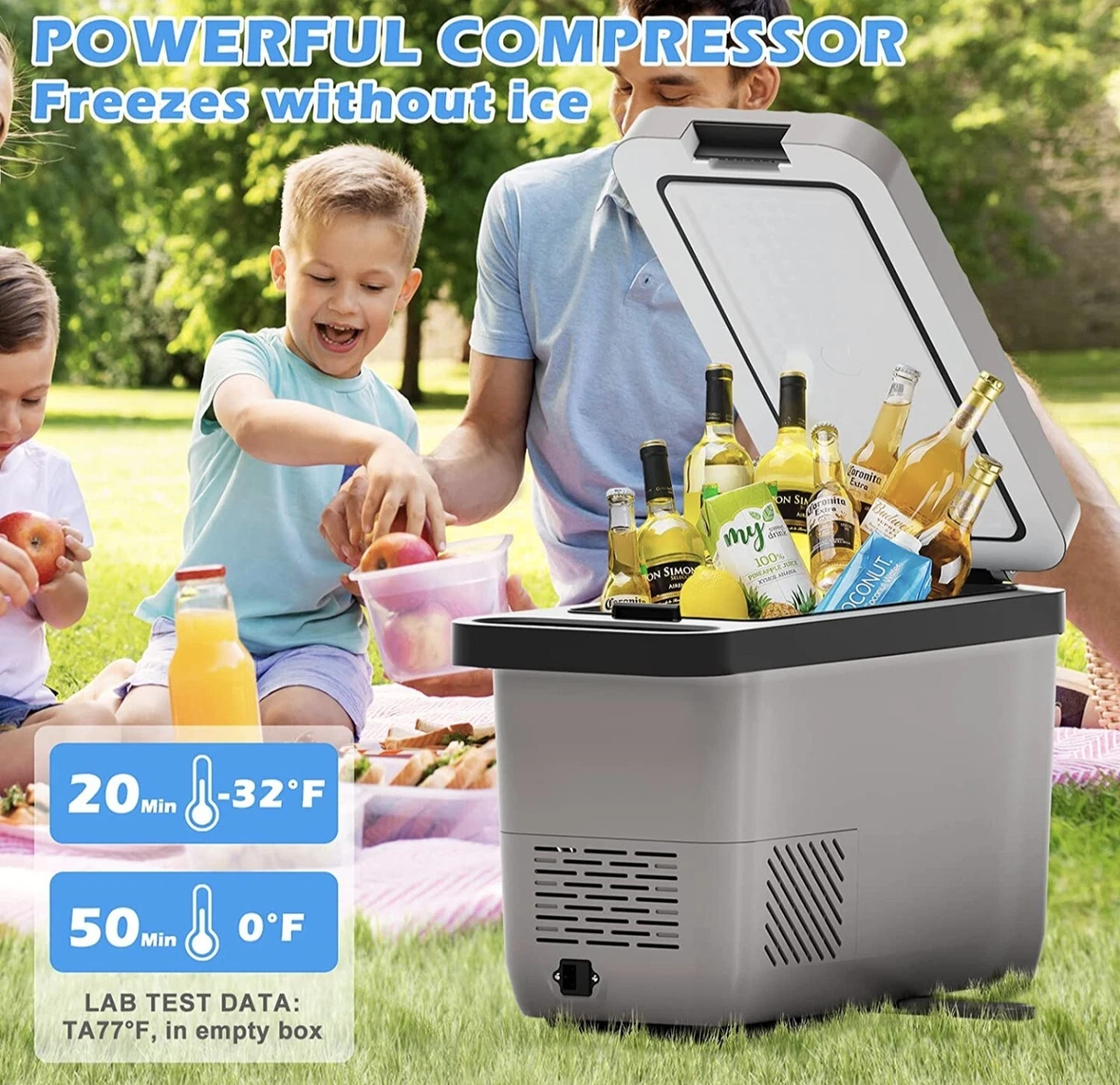 Portable 2024 ice freezer