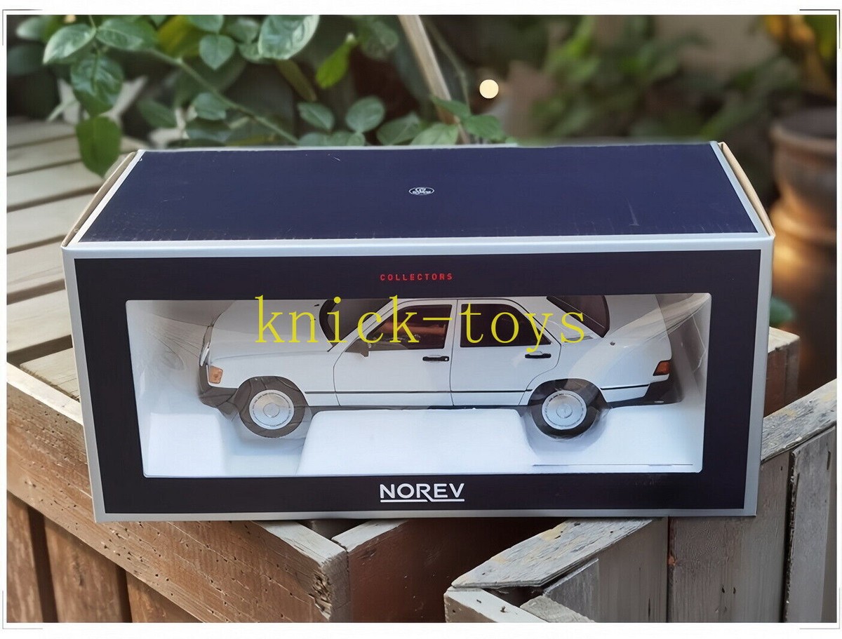 NOREV 1/18 Scale Mercedes-Benz 190E W201 1984 White Diecast Car