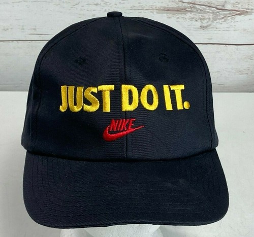 Swoosh Logo Snapback Cap Hat Rare OG | eBay