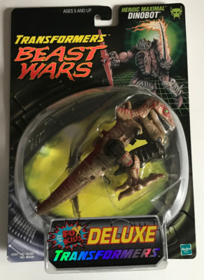 VINTAGE TRANSFORMERS BEAST WARS DELUXE TRANSMETALS DINOBOT 1999 NEW