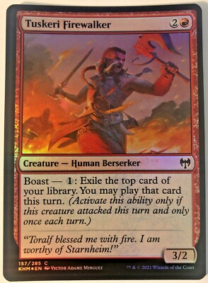 MTG Tuskeri Firewalker Kaldheim 157/285 Foil Common