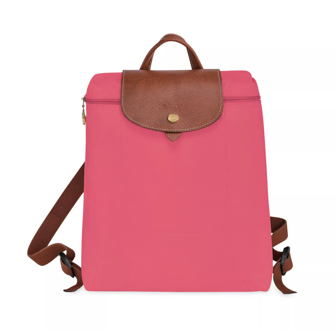 Authentic LONGCHAMP Le Pliage Nylon Foldable Backpack Pink Made in China. Le Pliage Original M Backpack Pink Tea - Canvas | Longchamp US main image 3