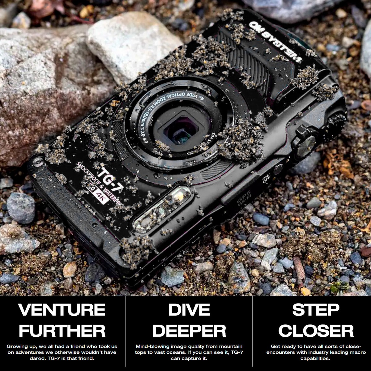 Olympus V110030BU000 Tough TG-7 - Black for sale online | eBay