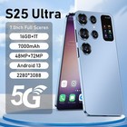 S25 Ultra 5G Smartphone 7.0in Unlocked Android 13 Cellphones Dual Sim 16Gb+1Tb