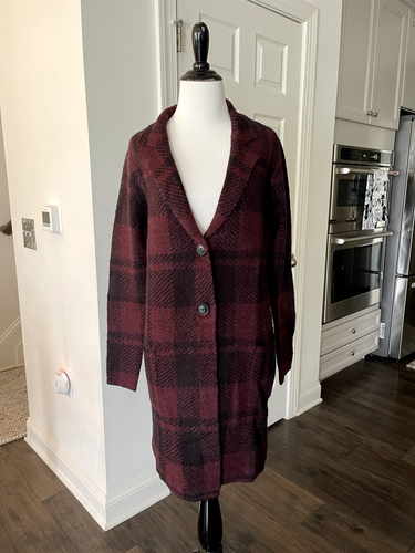 Dex Clothing Burgundy/Black Plaid 