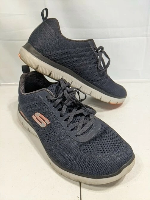 Skechers Men s 11.5 Flex Advantage 2.0 Dual Lite Athletic Sneaker 52185 NAVY