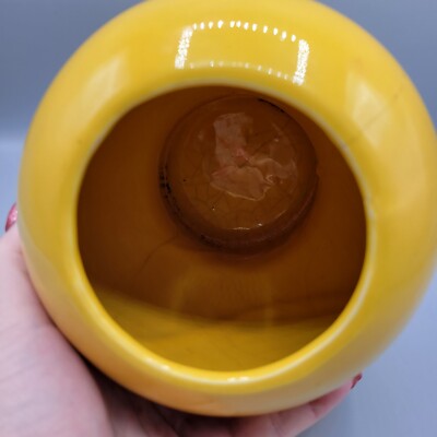Vintage McCoy USA Pottery Smiley Face Cookie Jar/ Planter 