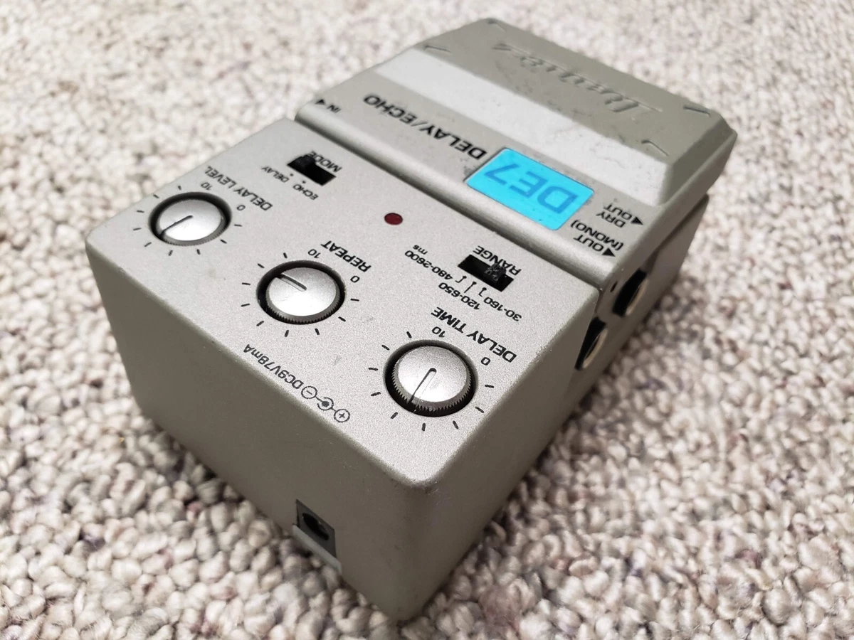 Ibanez DE7 Delay Echo Guitar Effect Pedal Bass Tone Lok Tape