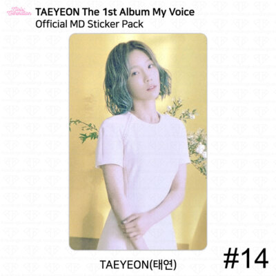 Taeyeon The 1st Album My Voice Official MD Sticker Pack Photocard
