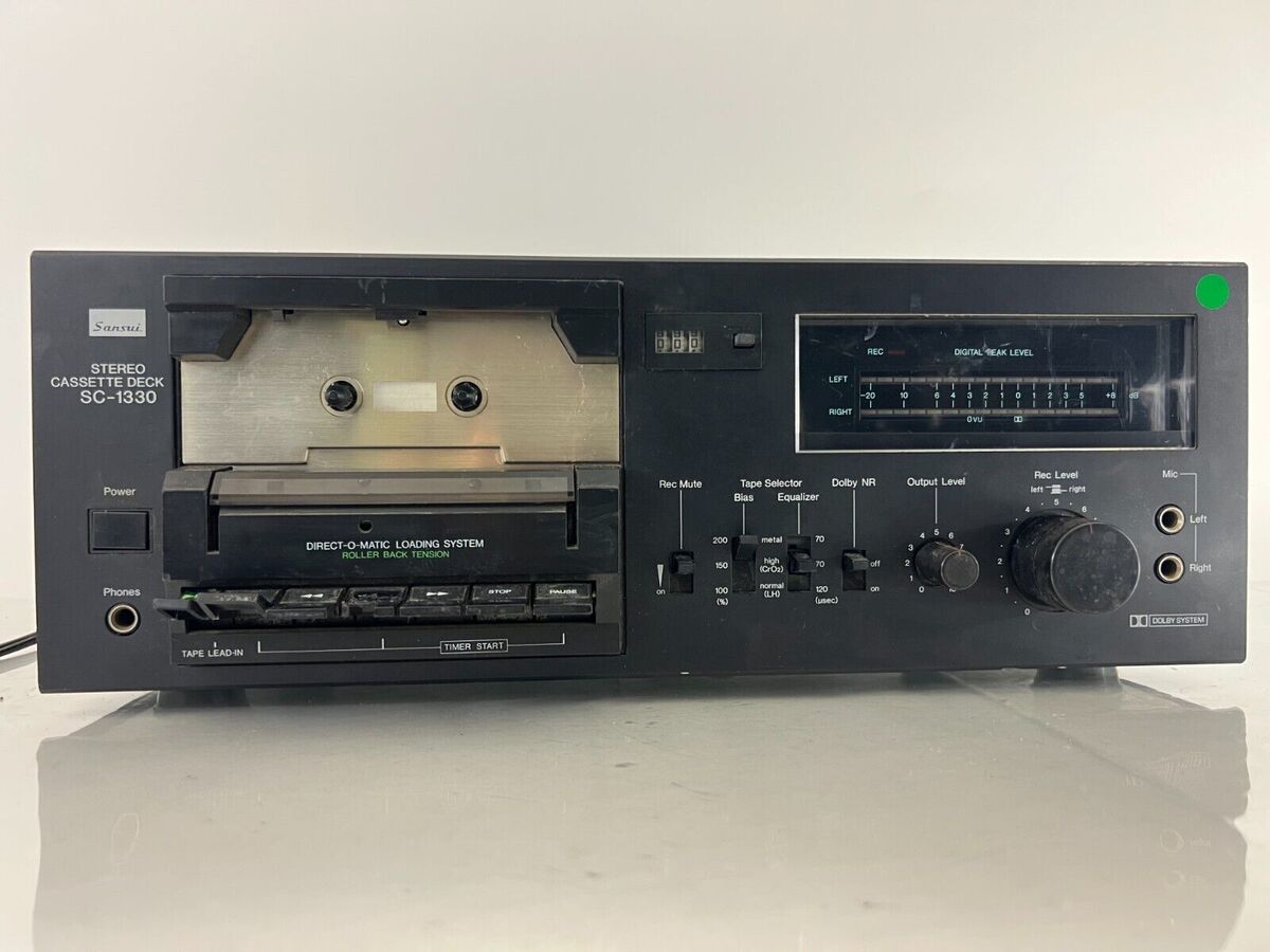 Sansui SC-1330 Stereo Cassette Tape Deck Made in Japan | For Sansui SC-1330 Stereo Cassette Tape Deck Made in Japan | For