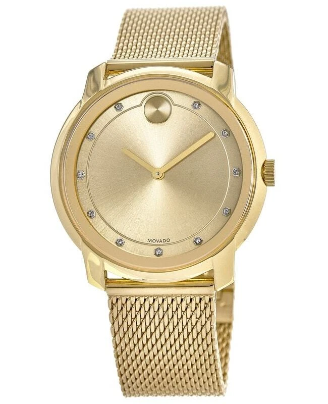 Movado diamond outlet gold watches