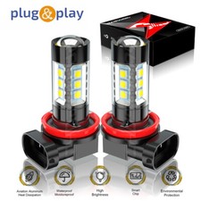 For Chevy Equinox 2010-2017 2X LED Fog Light Bulbs H8 H11 Fog Light Bulb White