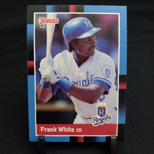 1987 Leaf Donruss #225 Frank White Royals Card Kansas City Royals (1A376)