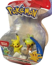 Pokemon Pikachu & Grookey  Battle Figure Pack Battle Ready Age 4+ New Sealed