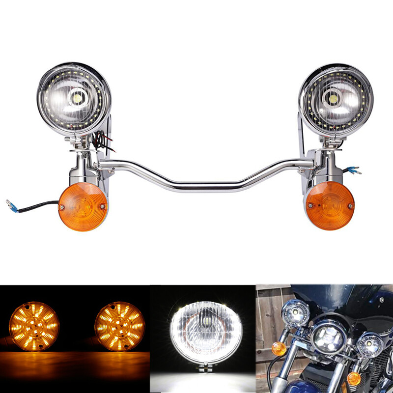 Harley Davidson Heritage Softail Classic FLSTC Passing Light Bar