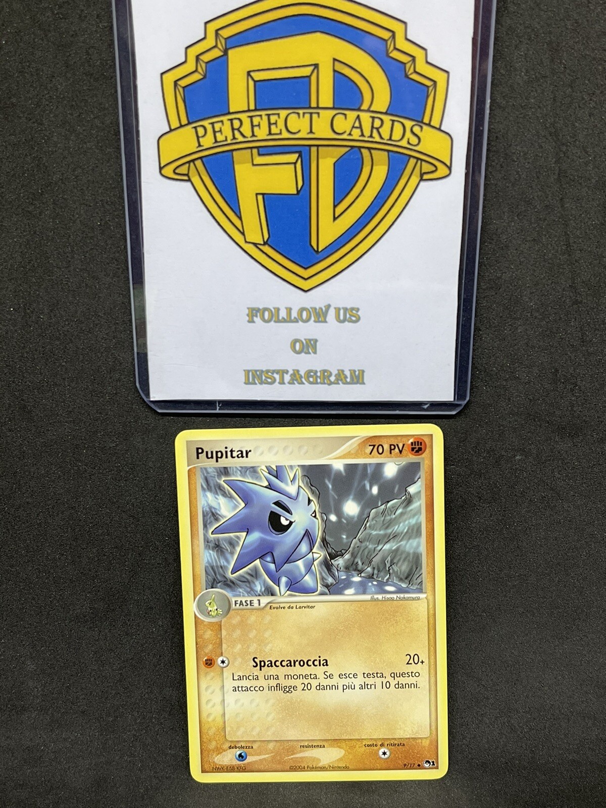 POKÉMON POP SERIES 1 PUPITAR UNCOMMON 9/17 NM ITA