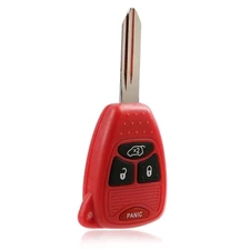 Key Fob Remote Replacement for 2004-2016 Chrysler Dodge Jeep OHT692427AA Red