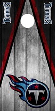 SINGLE Tennessee Titans Cornhole Wrap Skin Game Board Decal Vinyl DT71