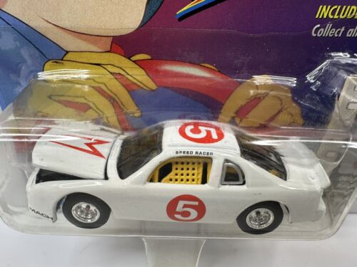 Johnny Lightning Speed Racer 2000 Mach 5 Stock Car White - Picture 3 of 3