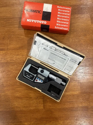 MITUTOYO 0-1” DIGITAL CALIPER 293-721-30 IN CASE MDC-1 machinist metal working